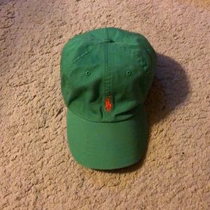 Green polo hat